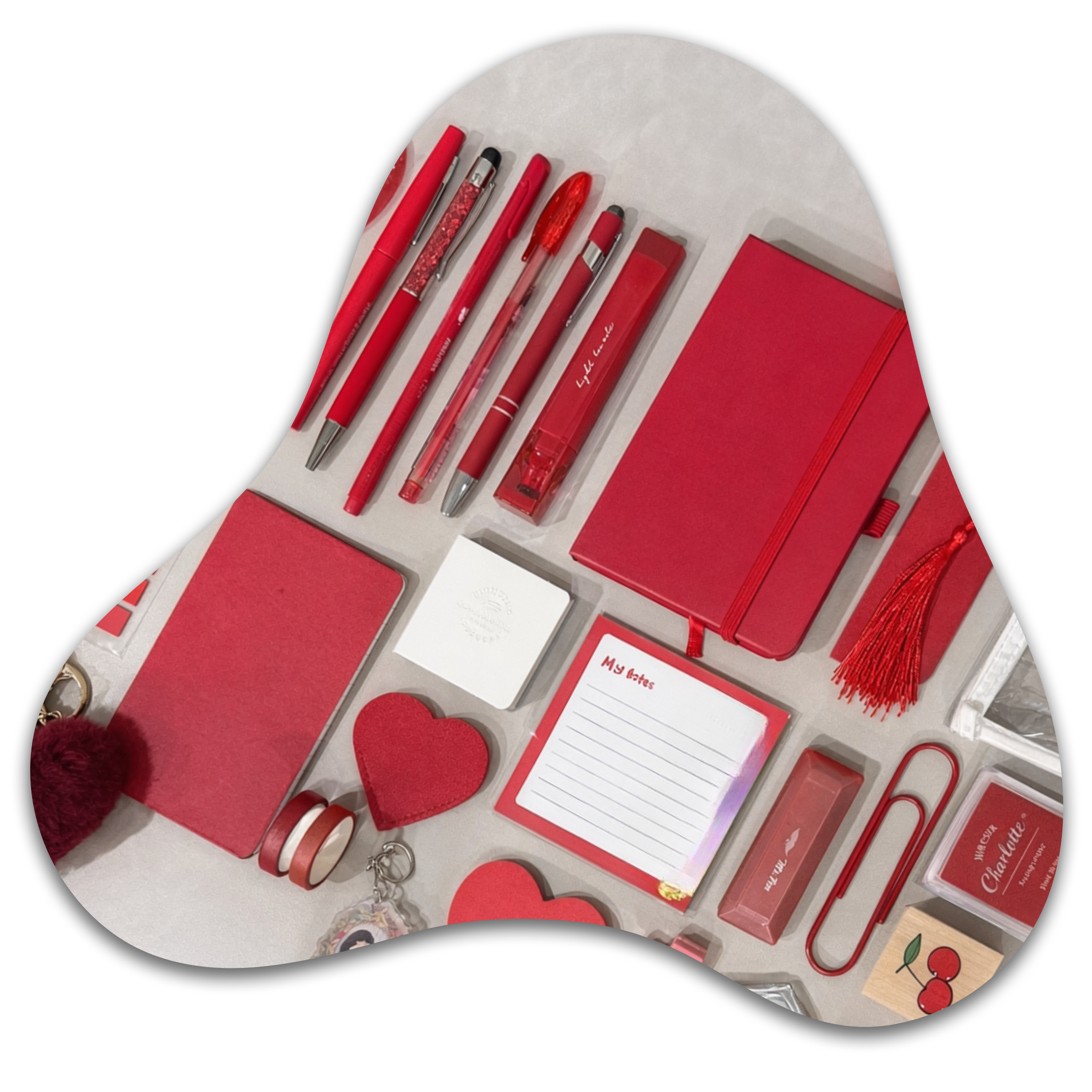 🍎 The Crimson Charm – Apple Red