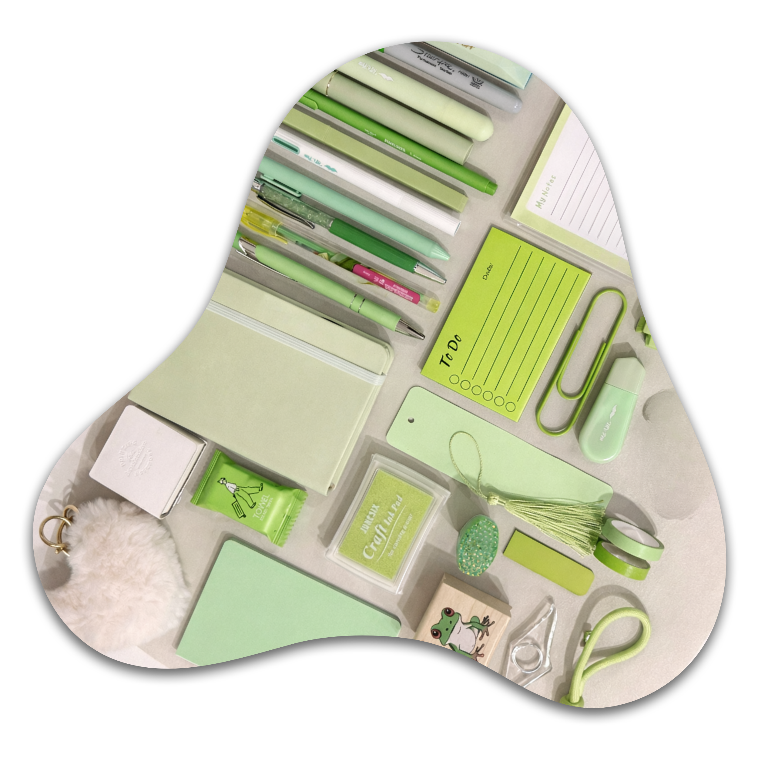 🐸 The Bayou Bloom – Soft Light Green