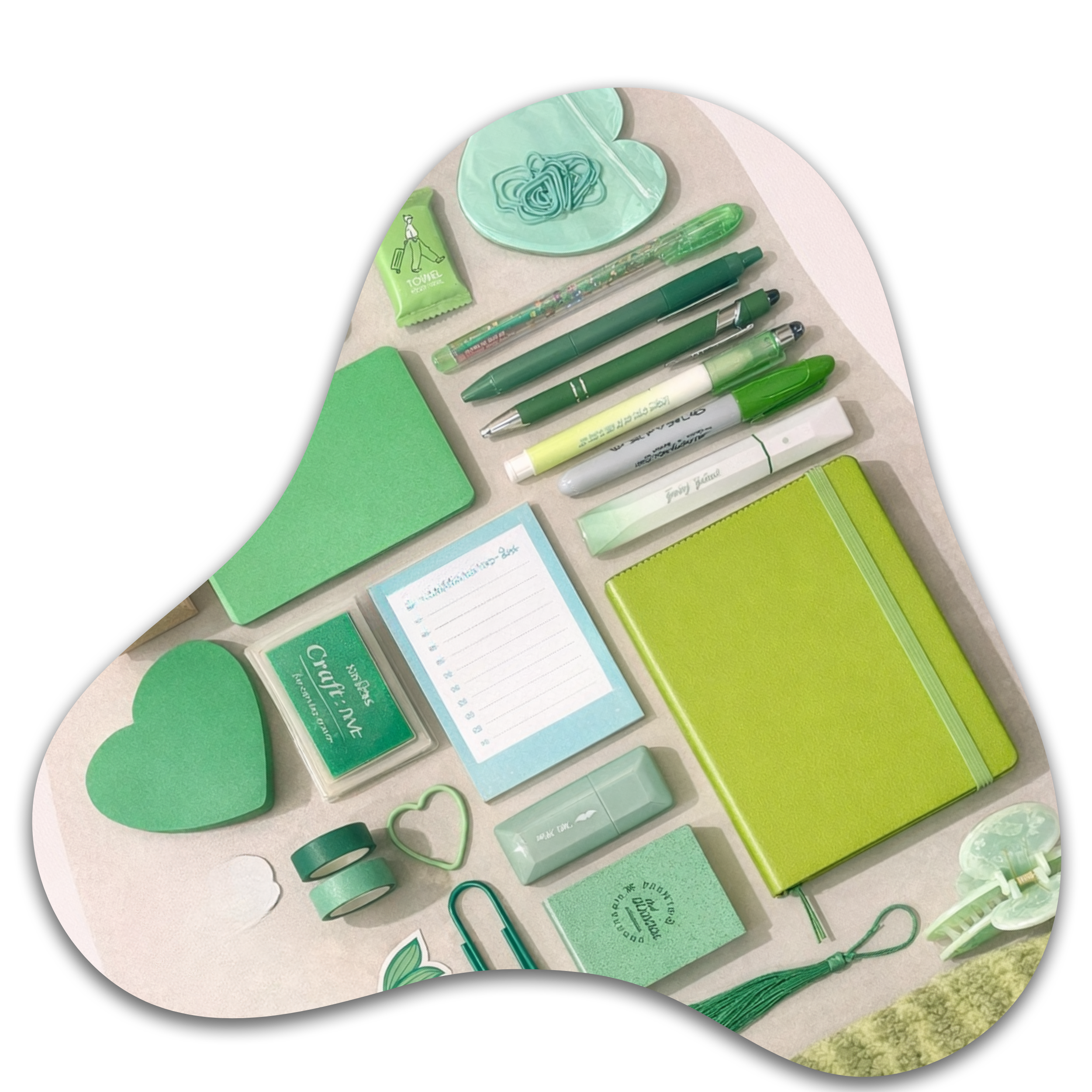 🌊 The Ocean Muse – Green / Seafoam Green